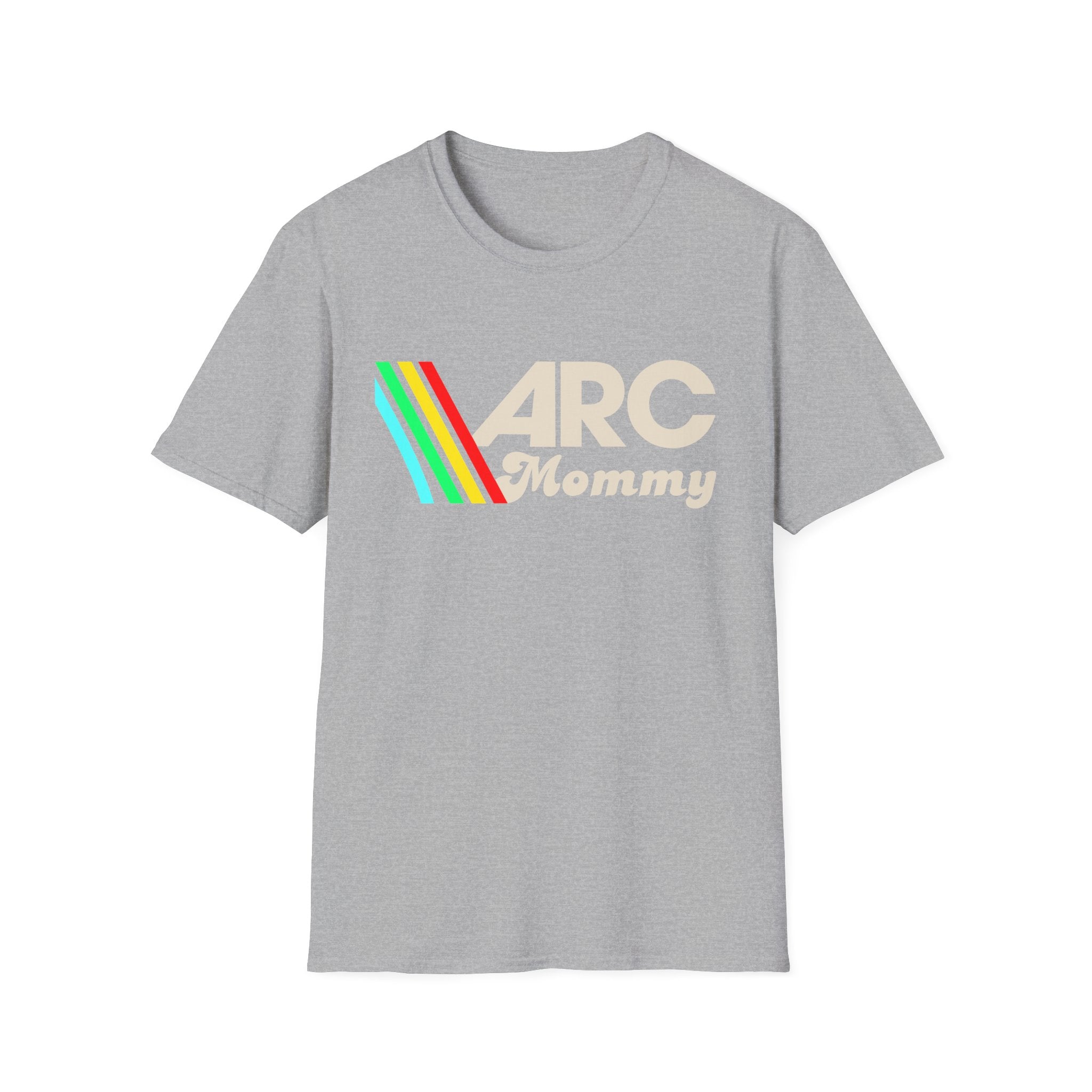 ARC Mommy Rainbow T‑Shirt — Retro Pride Mom Tee