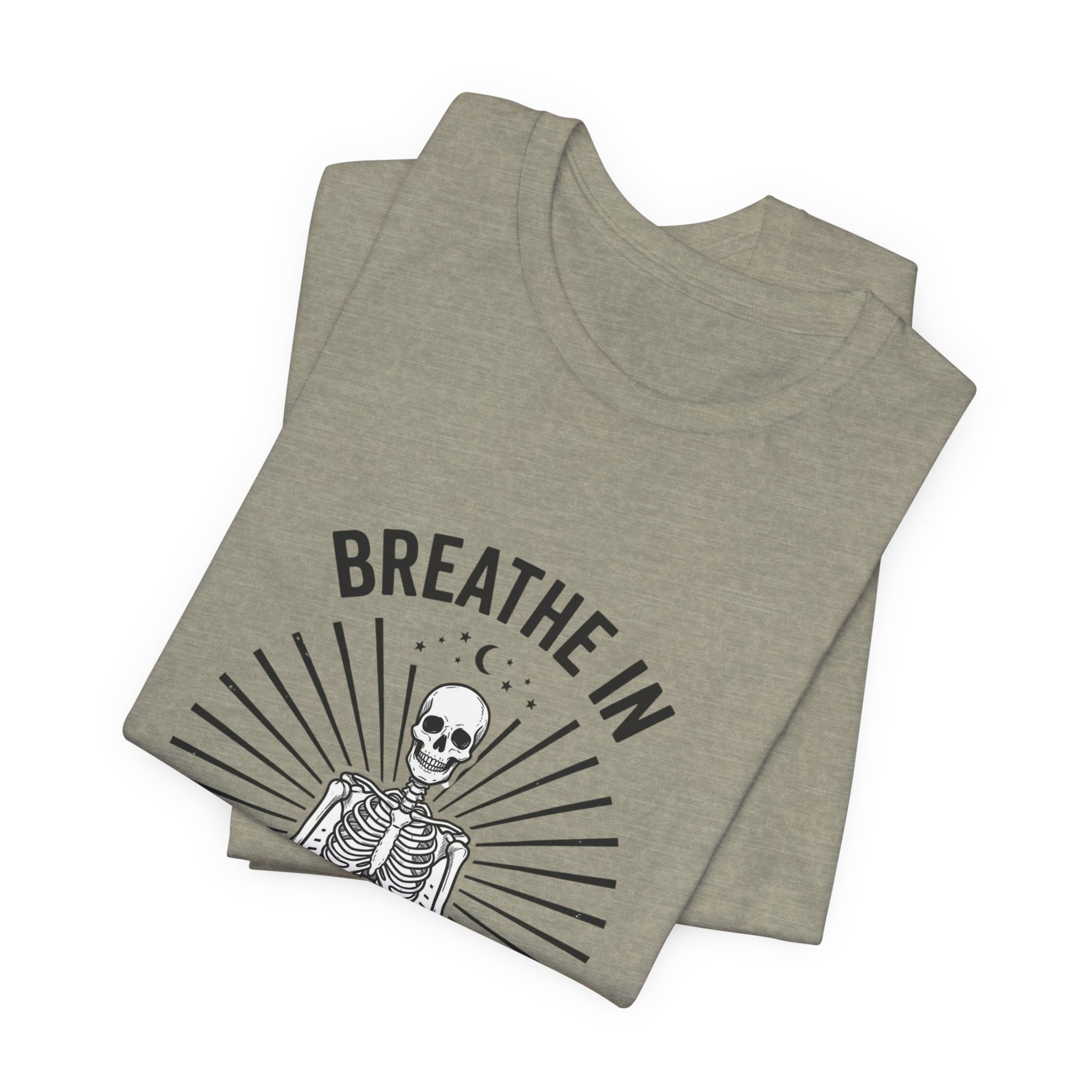 Breathe In Scream Internally Skeleton Tee | Skeleton Humor, Goth Shirt