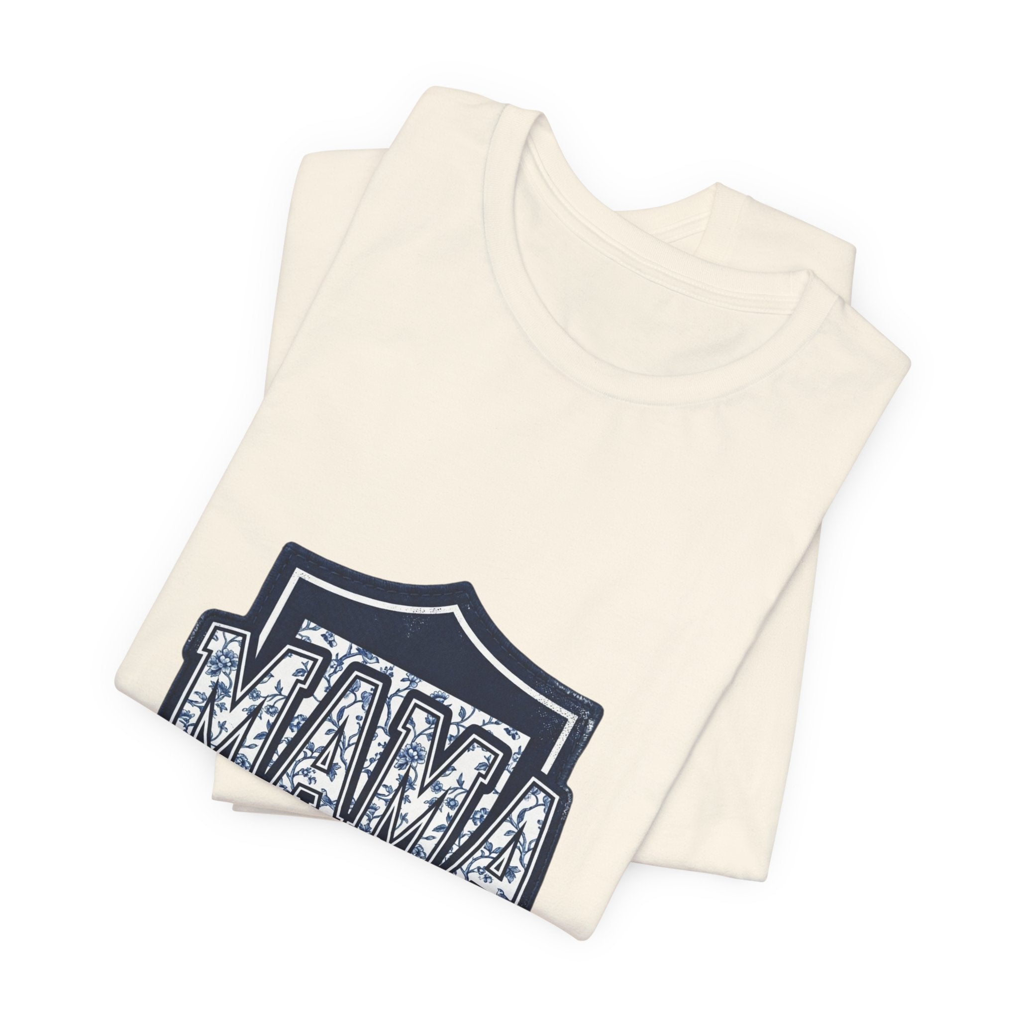 Mama Shield Tee | Mother's Day Mom Shirt, Floral Crest Design