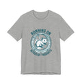 Running on Intrusive Thoughts Tee | Anxious Animal Humor hamster wheel