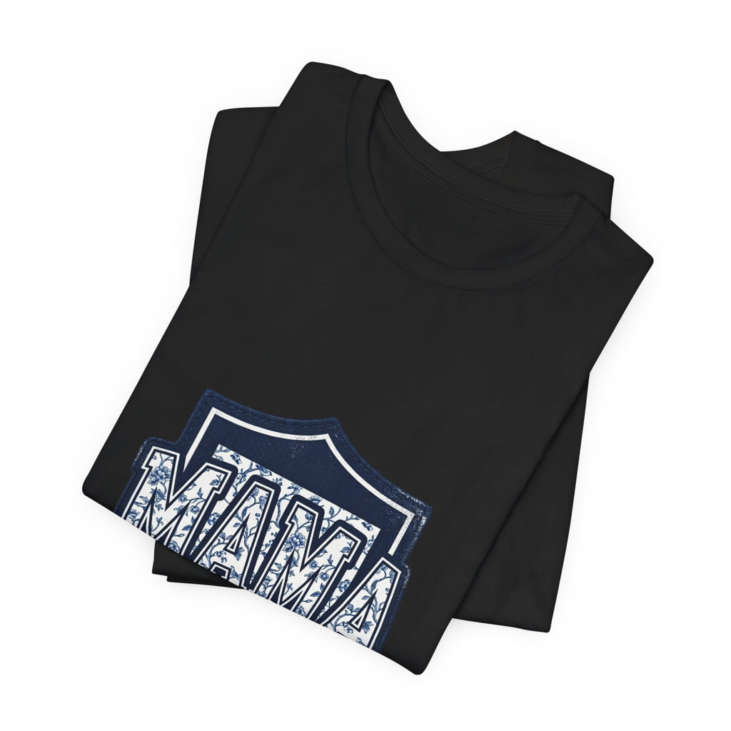 Mama Shield Tee | Mother's Day Mom Shirt, Floral Crest Design