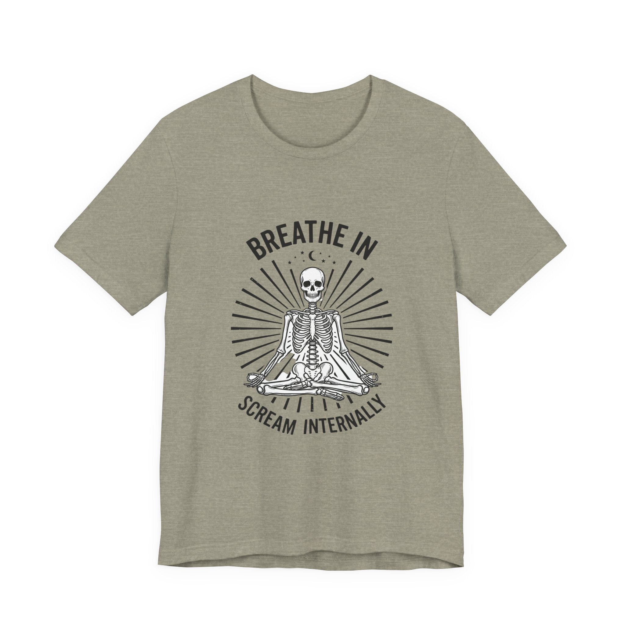 Breathe In Scream Internally Skeleton Tee | Skeleton Humor, Goth Shirt
