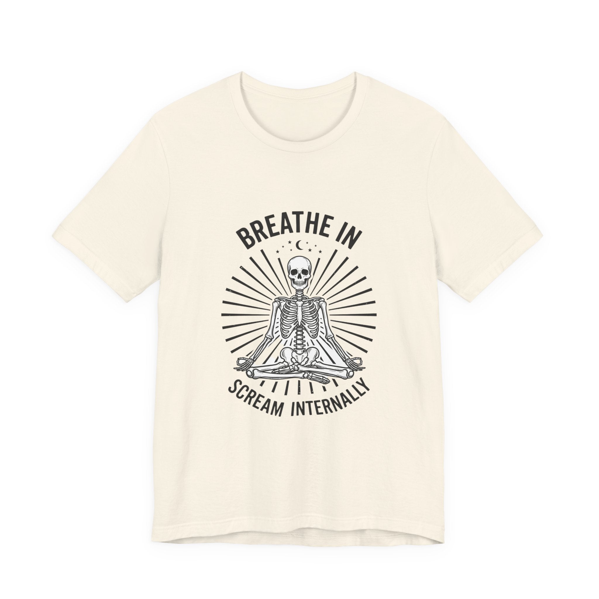 Breathe In Scream Internally Skeleton Tee | Skeleton Humor, Goth Shirt