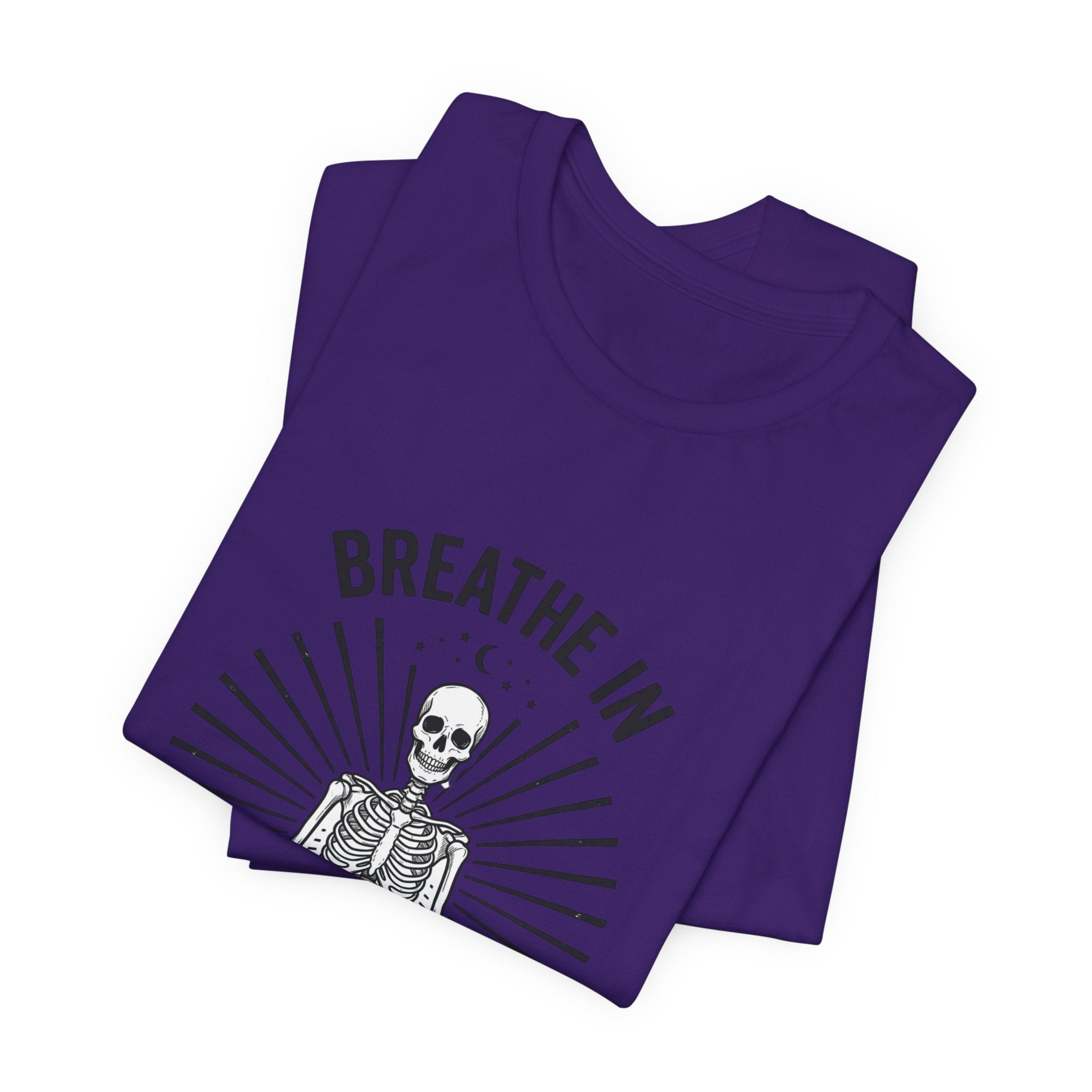 Breathe In Scream Internally Skeleton Tee | Skeleton Humor, Goth Shirt