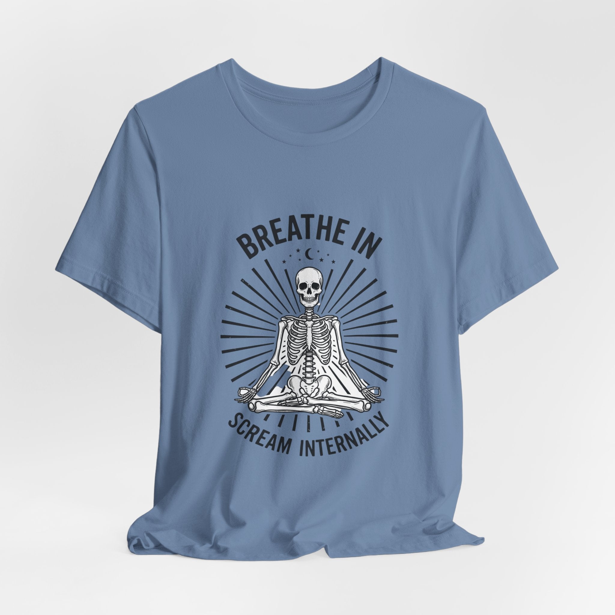 Breathe In Scream Internally Skeleton Tee | Skeleton Humor, Goth Shirt