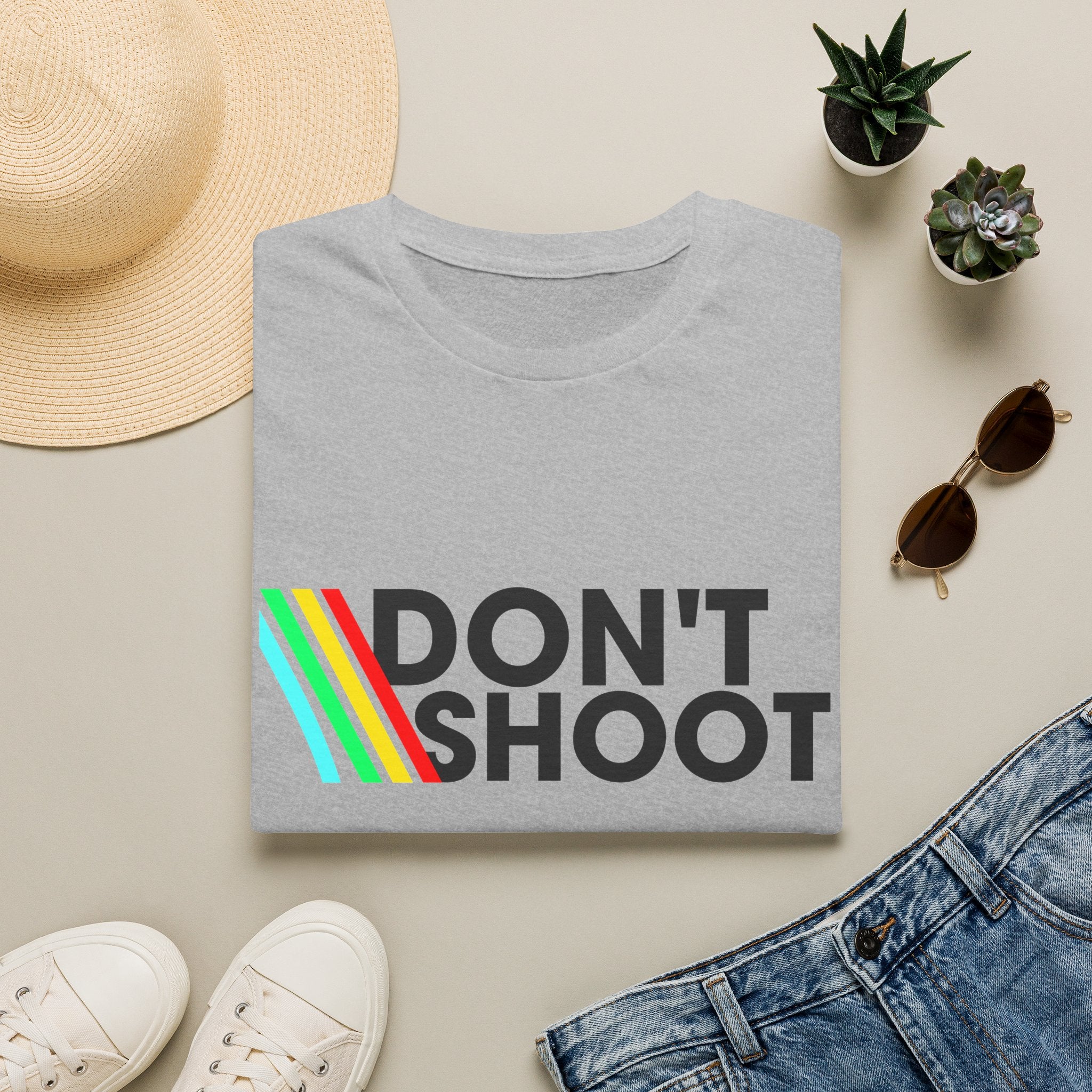Don't Shoot T-Shirt — Rainbow Protest / Social Justice Tee