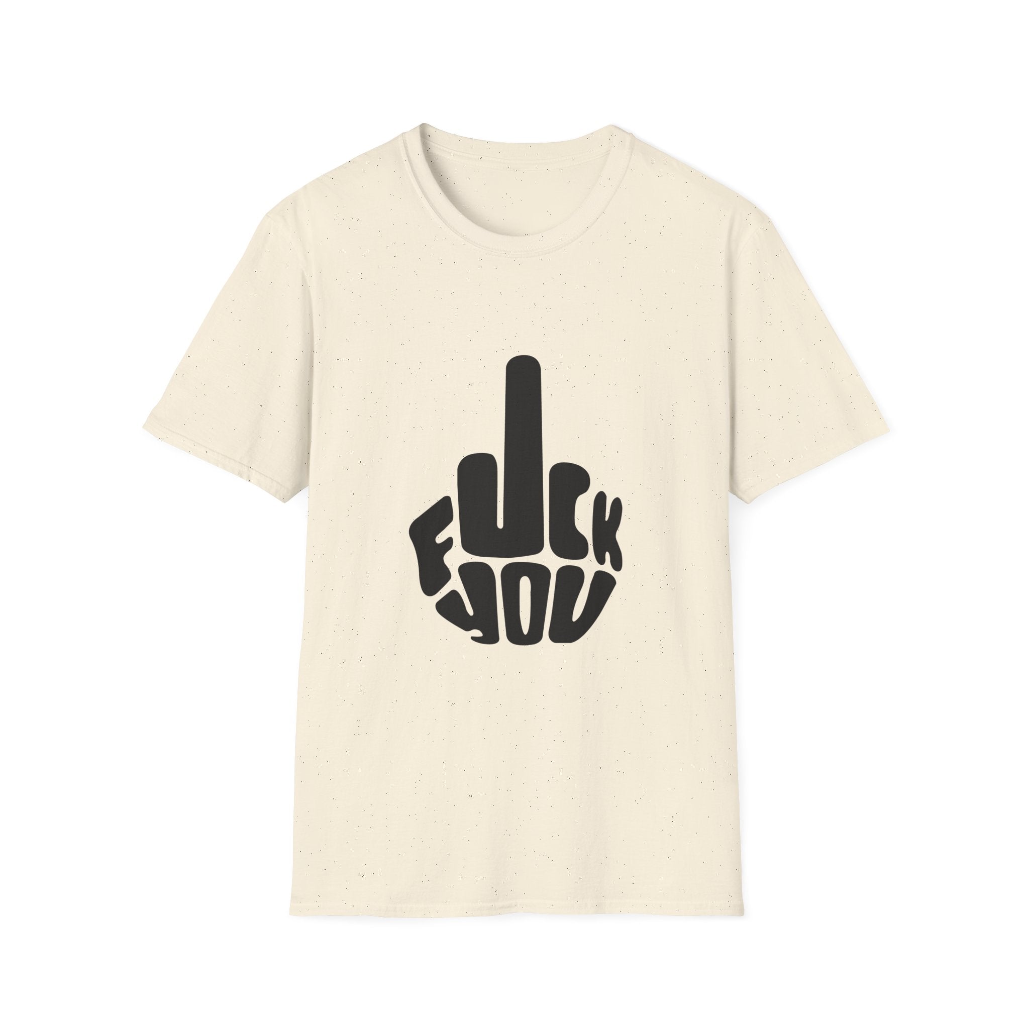 Graphic Tee — Bold "F**k You" Middle Finger Design