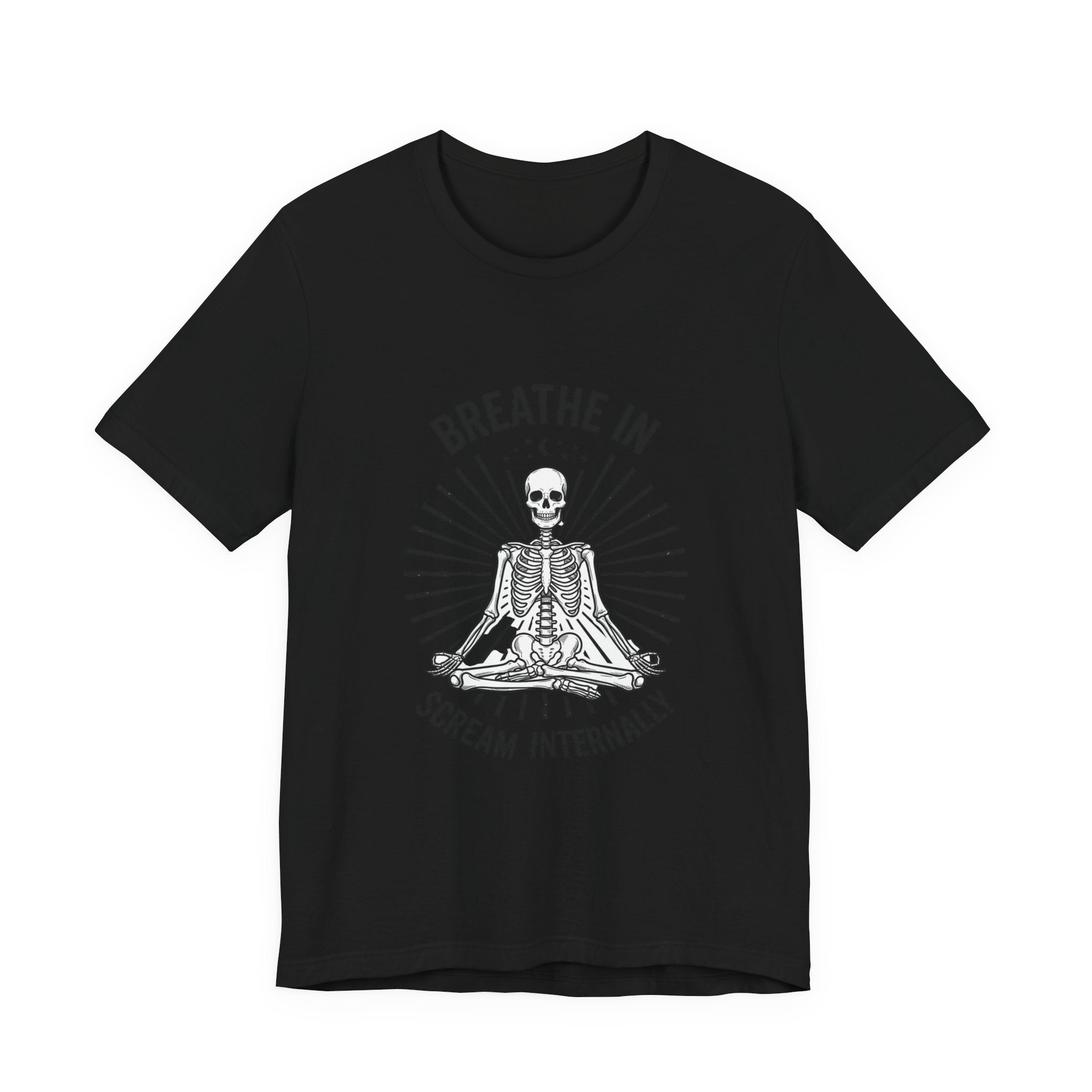 Breathe In Scream Internally Skeleton Tee | Skeleton Humor, Goth Shirt