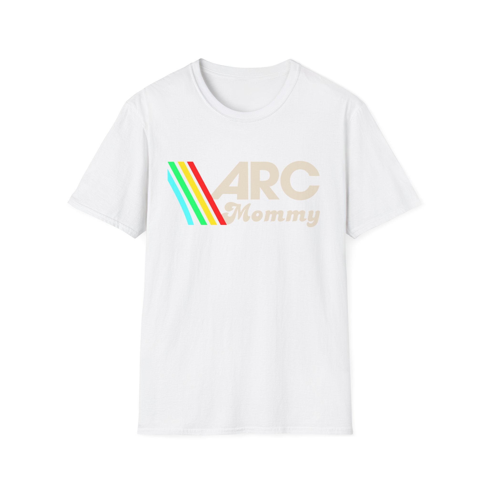 ARC Mommy Rainbow T‑Shirt — Retro Pride Mom Tee