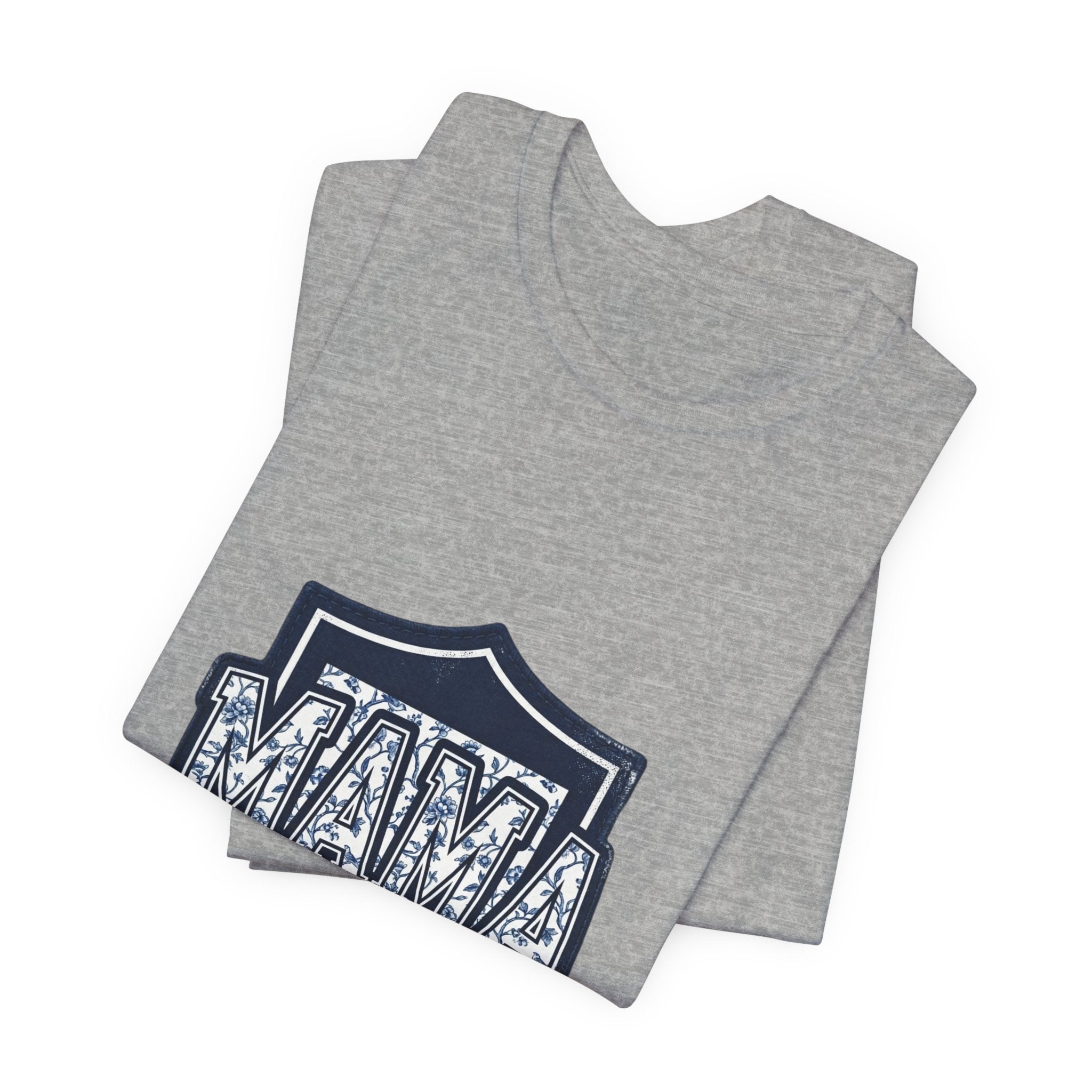 Mama Shield Tee | Mother's Day Mom Shirt, Floral Crest Design