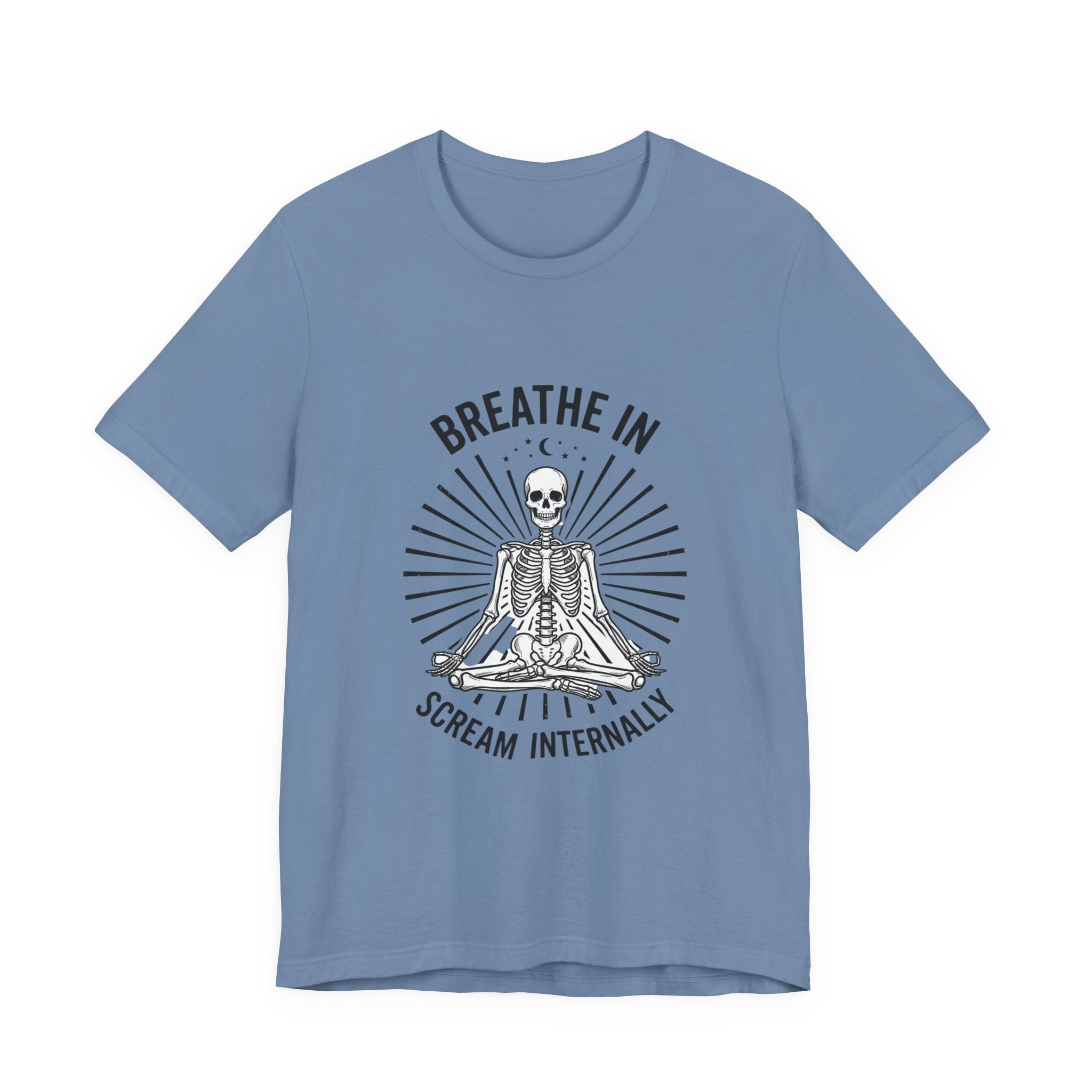 Breathe In Scream Internally Skeleton Tee | Skeleton Humor, Goth Shirt
