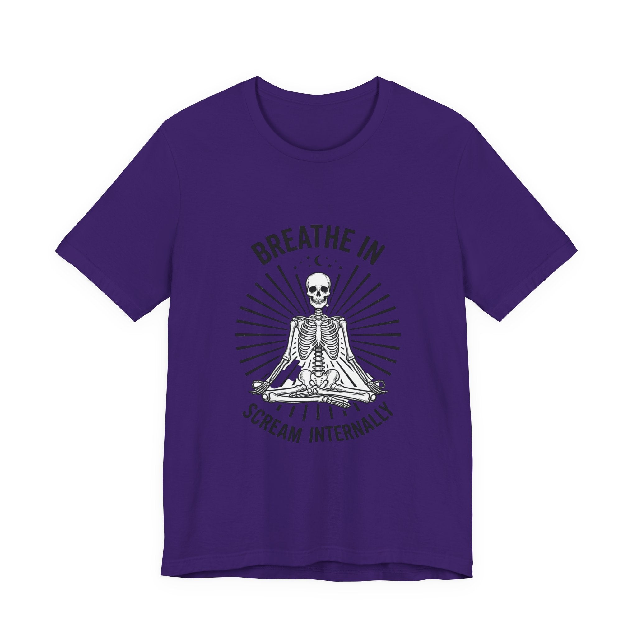 Breathe In Scream Internally Skeleton Tee | Skeleton Humor, Goth Shirt