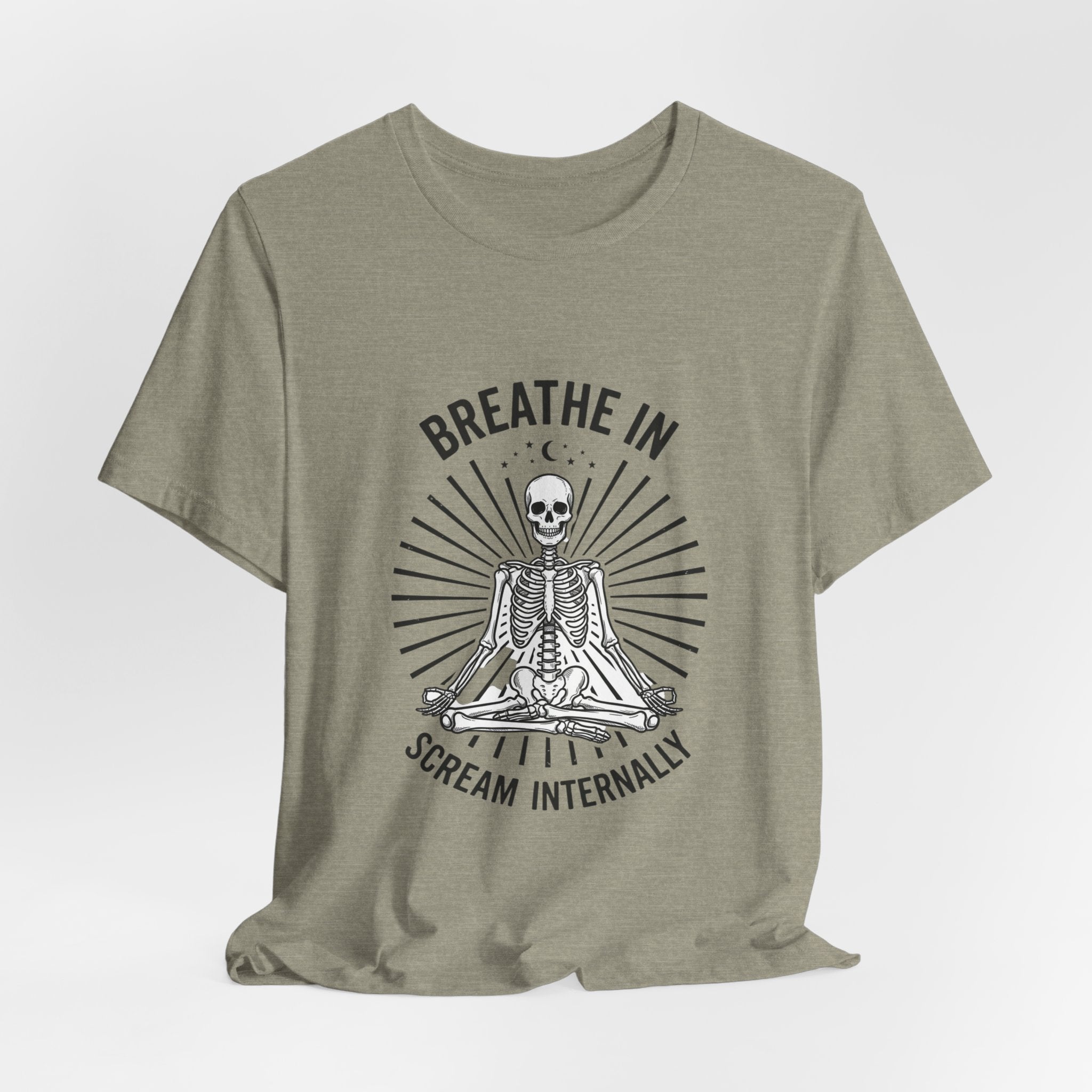 Breathe In Scream Internally Skeleton Tee | Skeleton Humor, Goth Shirt