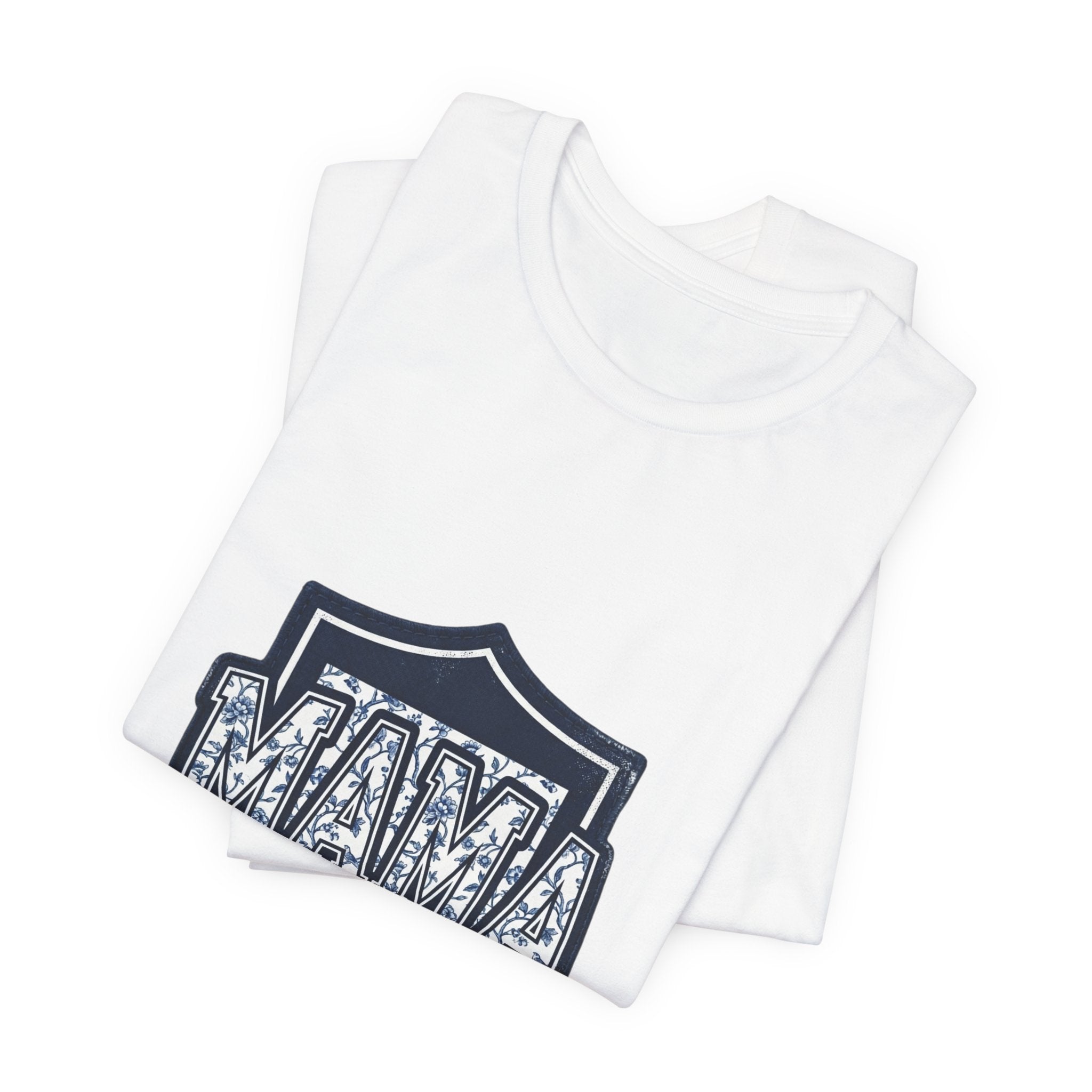 Mama Shield Tee | Mother's Day Mom Shirt, Floral Crest Design