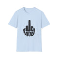 Graphic Tee — Bold "F**k You" Middle Finger Design