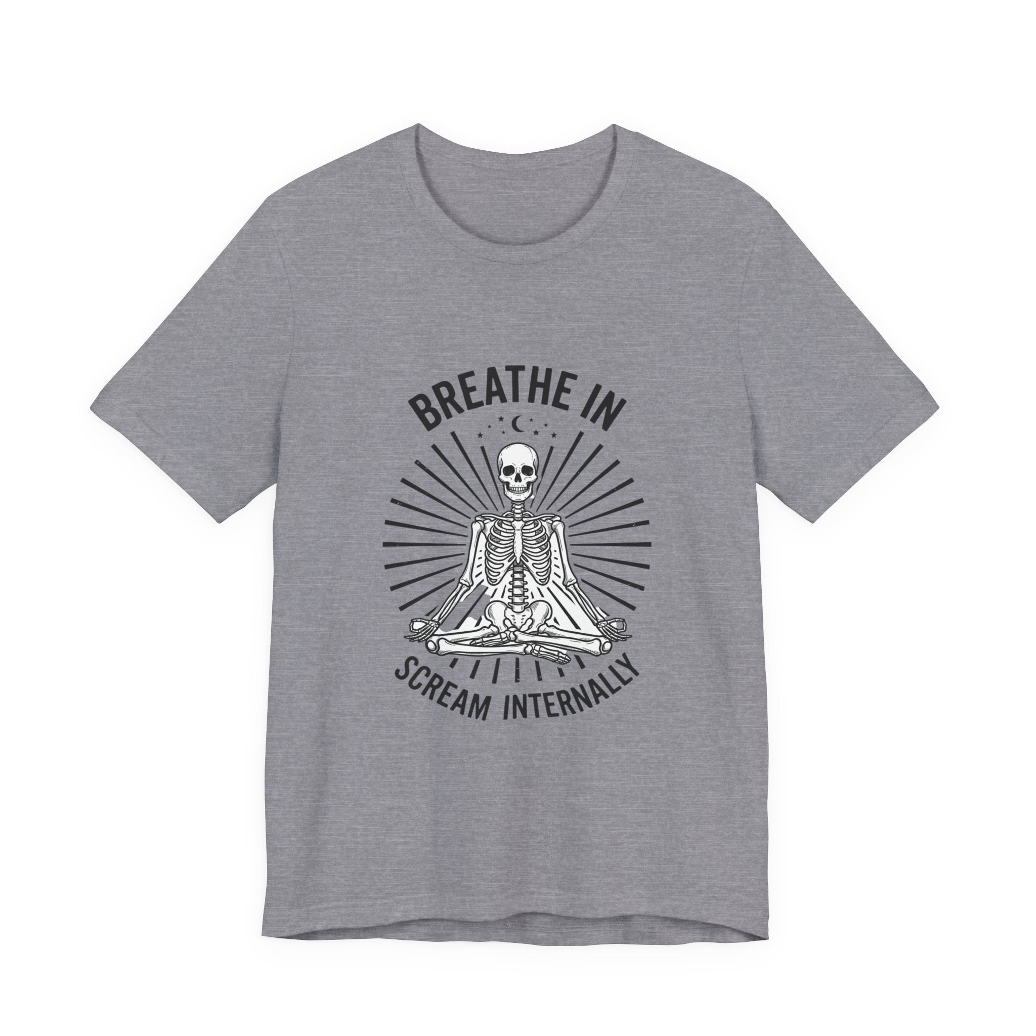Breathe In Scream Internally Skeleton Tee | Skeleton Humor, Goth Shirt