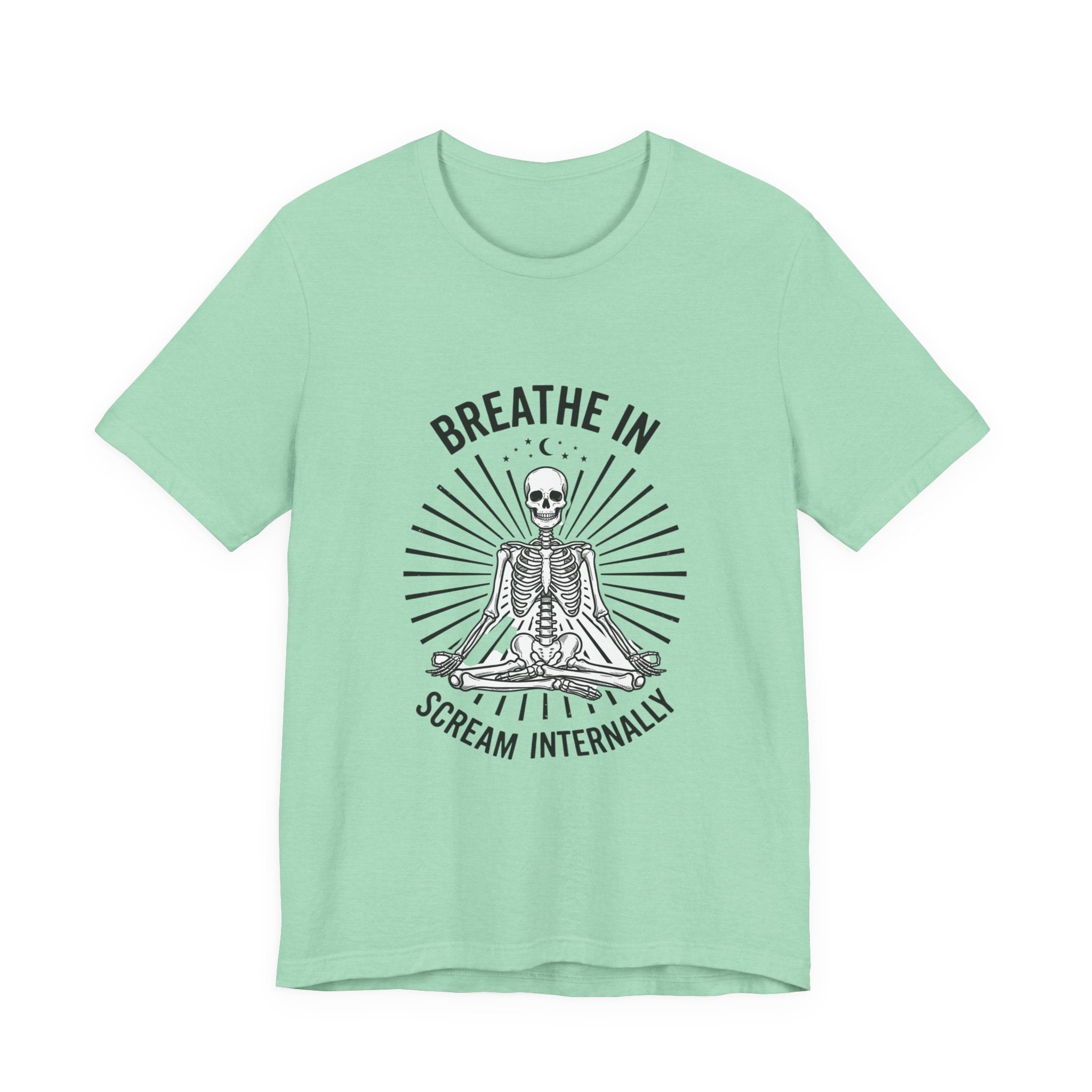 Breathe In Scream Internally Skeleton Tee | Skeleton Humor, Goth Shirt