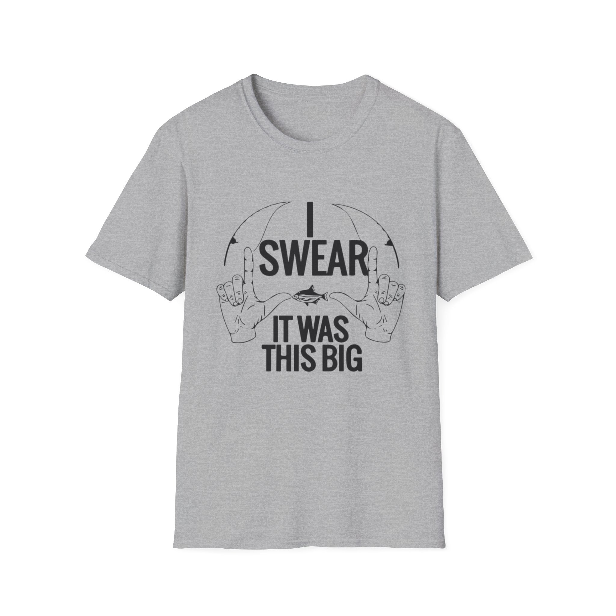 I Swear It Was This Big T-Shirt — Funny Retro Fish Tale Tee