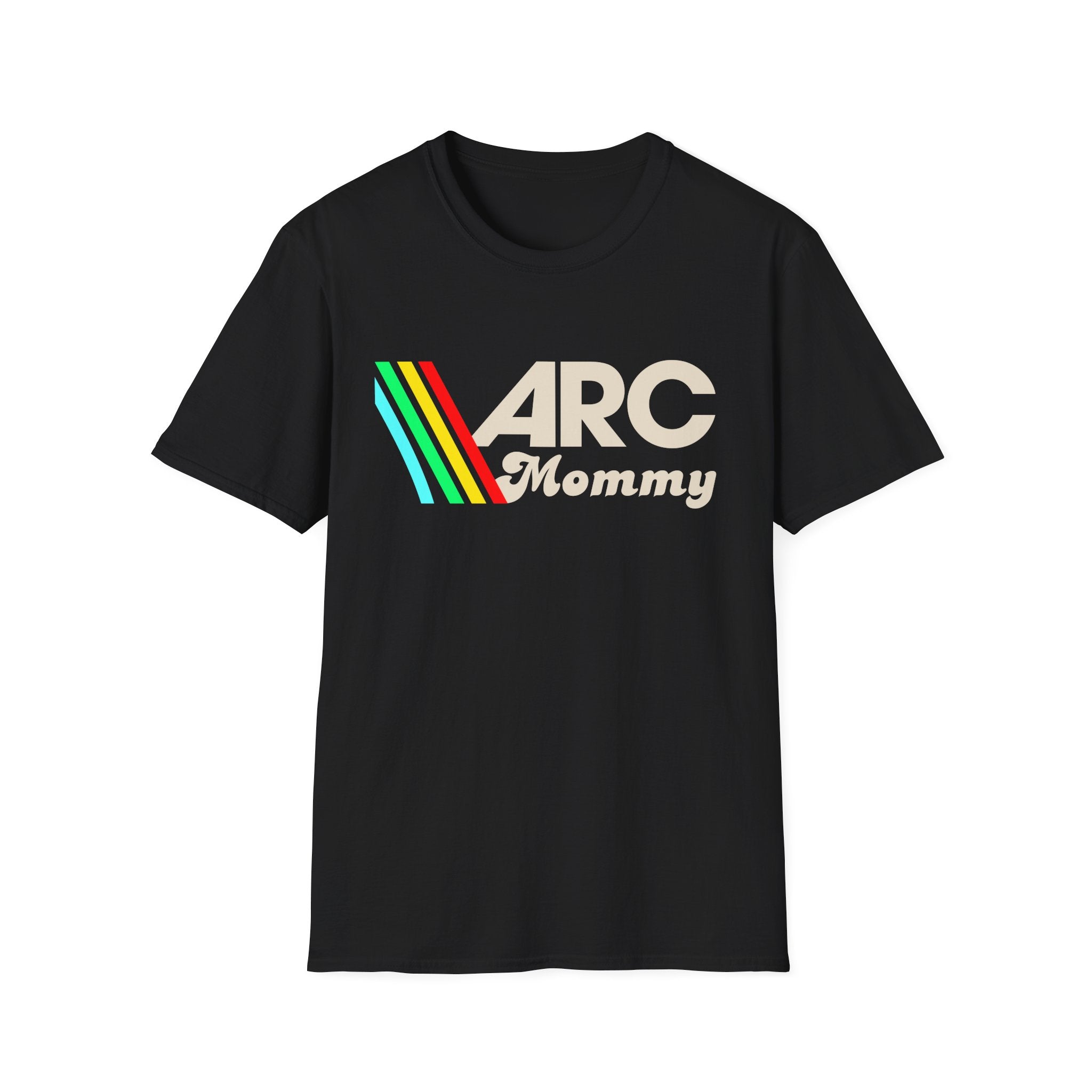 ARC Mommy Rainbow T‑Shirt — Retro Pride Mom Tee