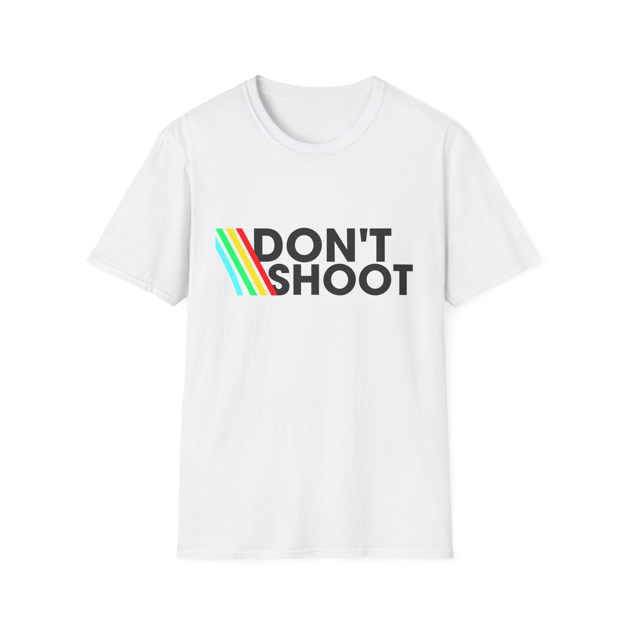 Don't Shoot T-Shirt — Rainbow Protest / Social Justice Tee