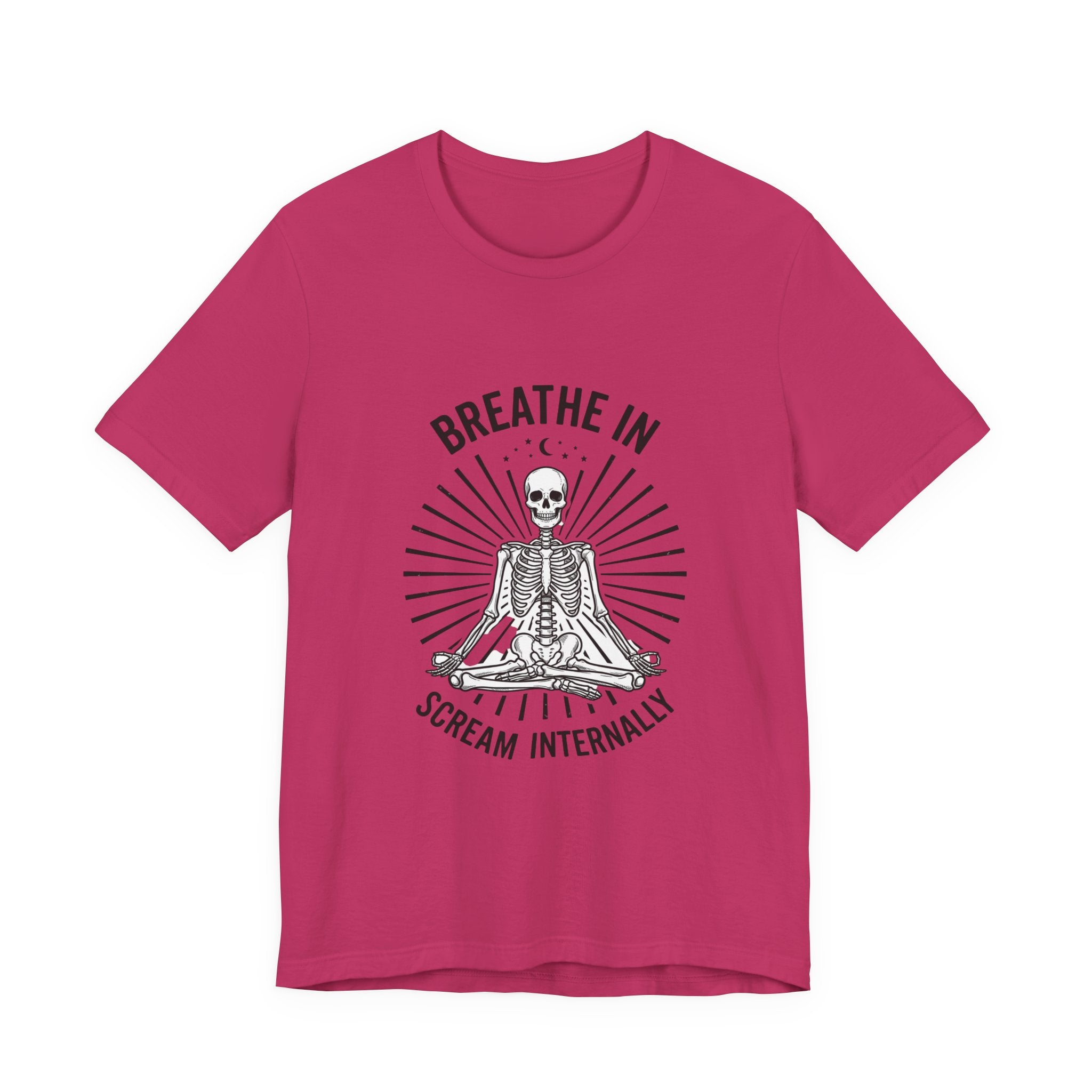 Breathe In Scream Internally Skeleton Tee | Skeleton Humor, Goth Shirt