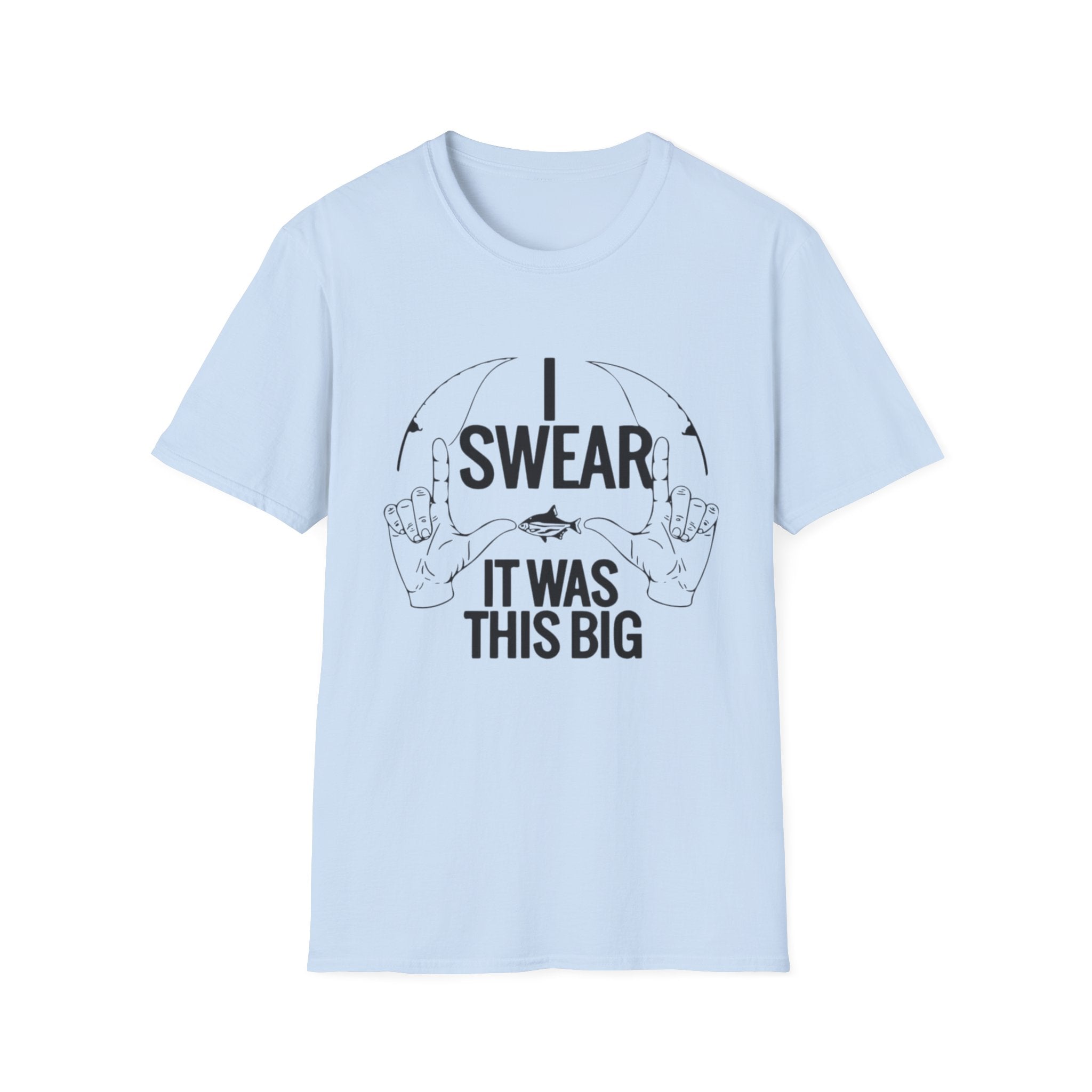 I Swear It Was This Big T-Shirt — Funny Retro Fish Tale Tee