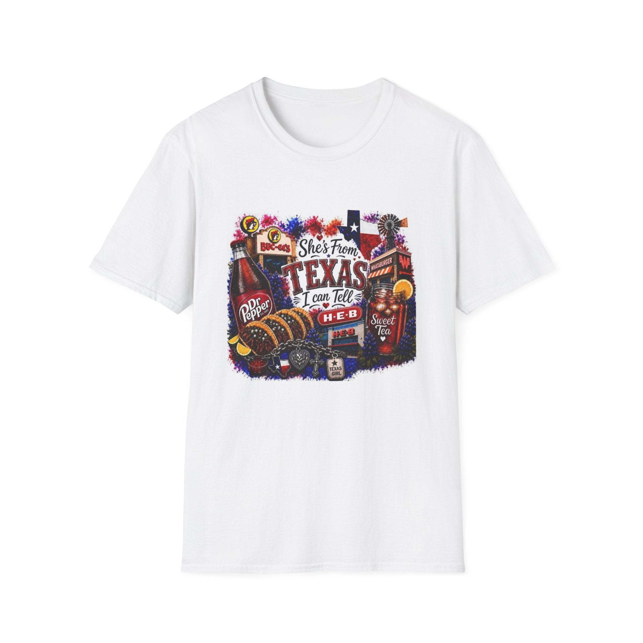 T-Shirt — She’s From Texas I Can Tell Vintage State Pride Tee