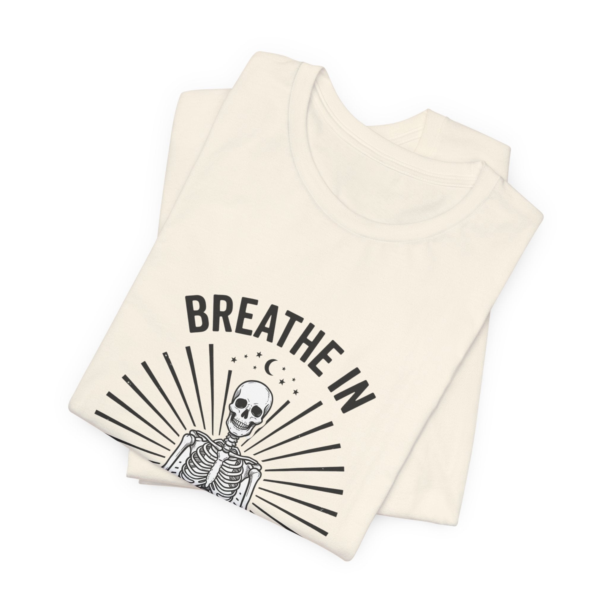 Breathe In Scream Internally Skeleton Tee | Skeleton Humor, Goth Shirt