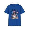 Patriotic 'Feral But Free' Raccoon T-Shirt